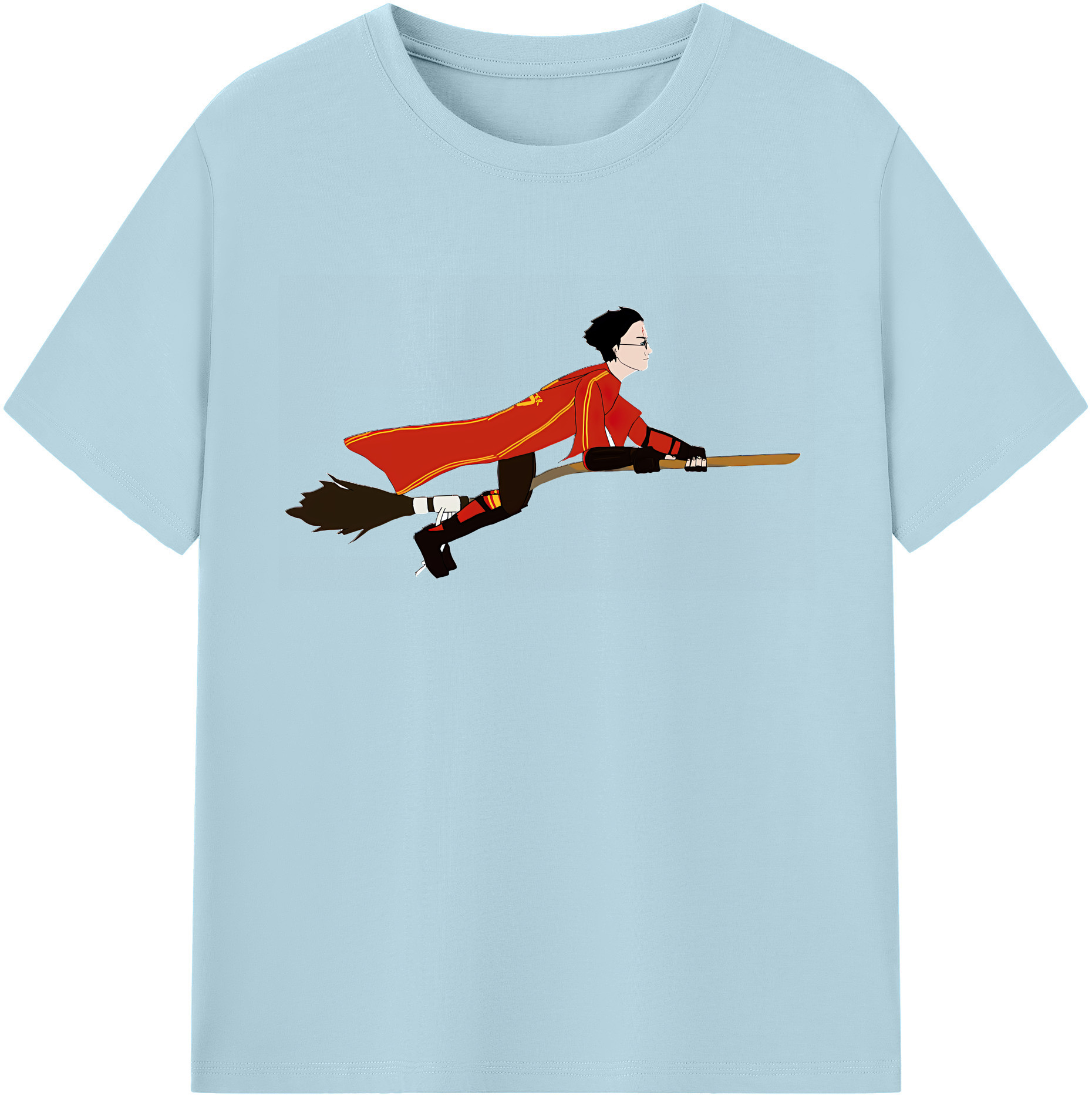 （画像用） Harry Potter ハリー・ポッターシリーズ 綿100％半袖Tシャツ（フロントプリント）